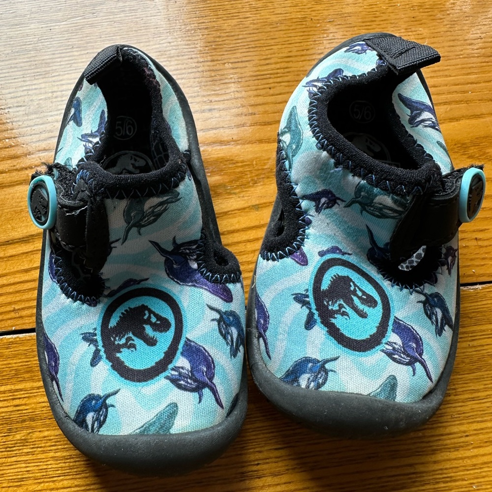 Ground Up Jurassic Park Toddler Water Shoes